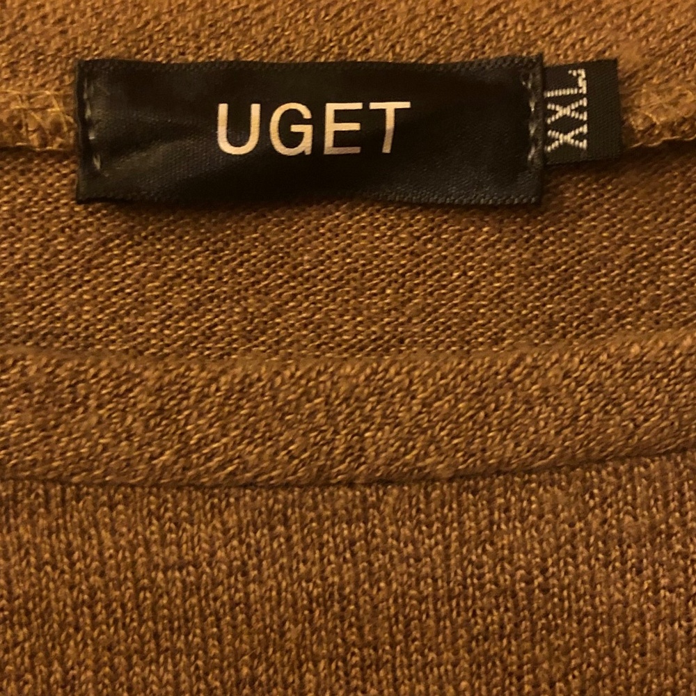 NWOT UGET Women's Oversized Tops Loose Fitting Pullover Shirt (Size 2xl) - Picture 3 of 4